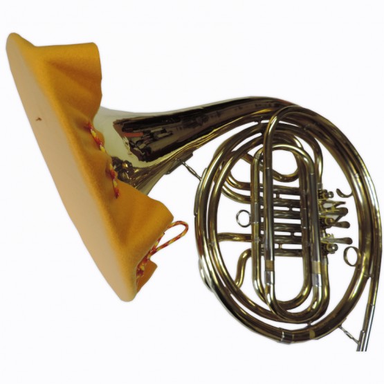 French Horn Bell Cover in Gold