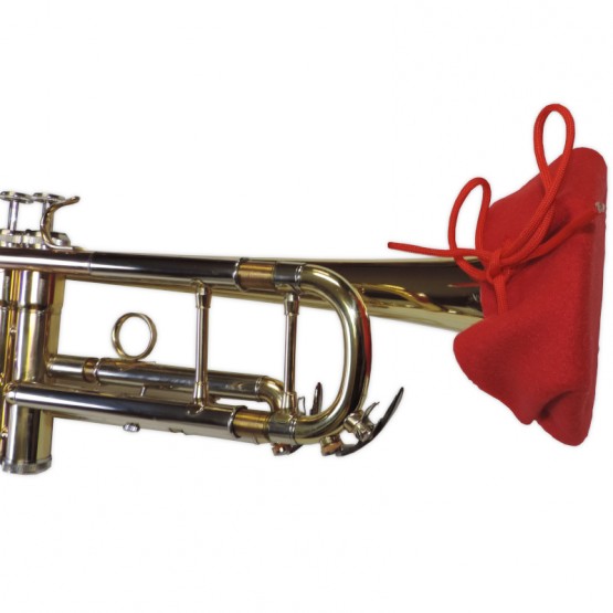 Trumpet Bell Cover in Red