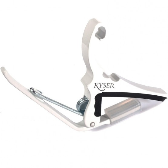 Kyser Acoustic Guitar Capo in Pure White
