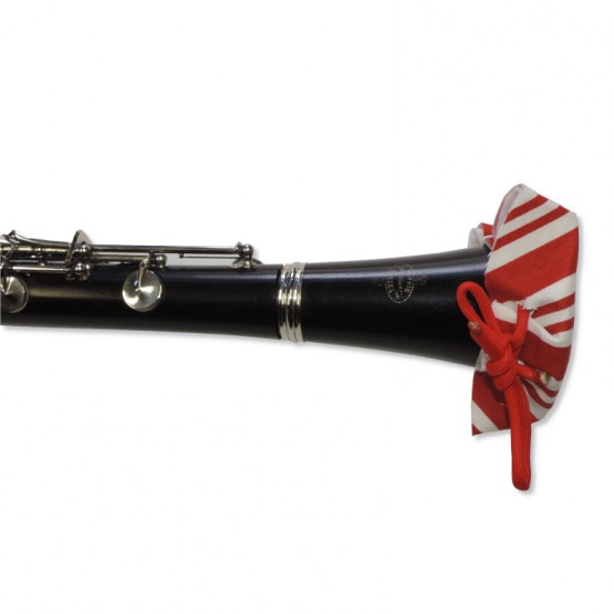 Clarinet Bell Cover in Candy Cane