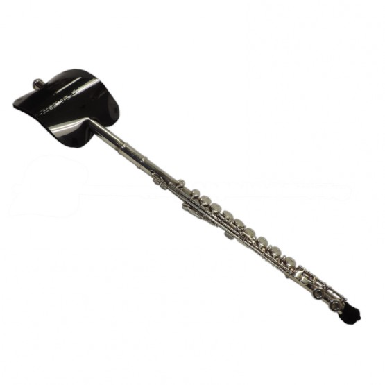 Flute Boot and Embouchure Shield in black