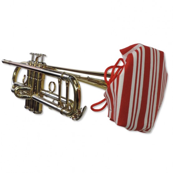 Trumpet Bell Cover in Candy Cane