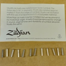 Zildjian Cymbal Sizzle Rivets